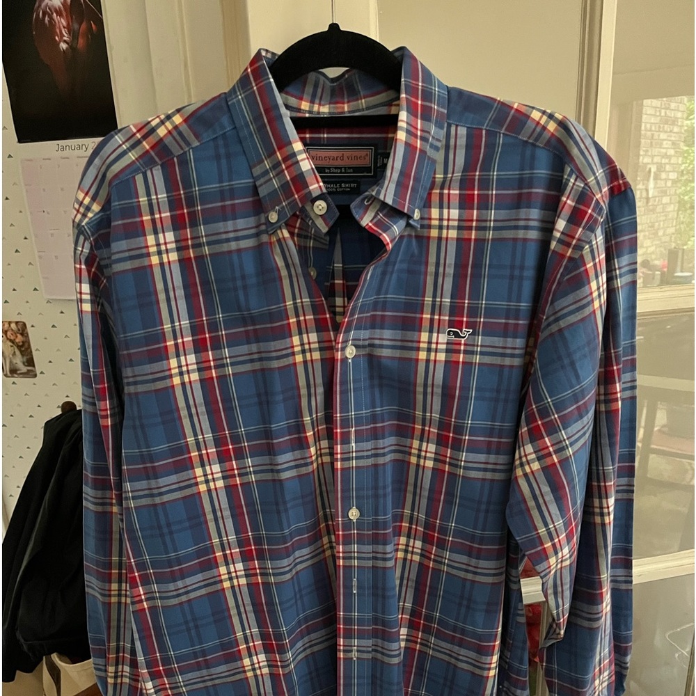 Vineyard Vines Men’s Whale Shirt M